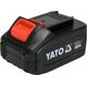 Szlifierka Yato SZLIFIERKA KÄTOWA 18V 125MM, BEZSZCZOTKOWA 1*4AH+ÅADOWARKA 13296603 5906083089800