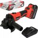 Szlifierka Yato SZLIFIERKA KÄTOWA 18V 125MM, BEZSZCZOTKOWA 1*4AH+ÅADOWARKA 13296603 5906083089800