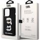 Karl Lagerfeld Karl Lagerfeld KLHCP15LSDHKCNK iPhone 15 Pro 6.1" czarny/black Silicone Karl&Choupette Head 13297835 3666339164812