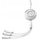 Kabel USB Joyroom USB-A - USB-C + microUSB + Lightning 1 m Biały (JYR943) 13299278 6941237121004