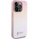Guess Guess GUHCP15LPSAIRSP iPhone 15 Pro 6.1" różowy/pink hardcase Saffiano Iridescent Script 13300734 3666339224806