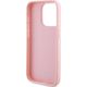Guess Guess GUHCP15LPSAIRSP iPhone 15 Pro 6.1" różowy/pink hardcase Saffiano Iridescent Script 13300734 3666339224806