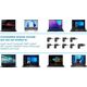 Zasilacz do laptopa Manhattan MANHATTAN Laptop-Netzteil 65W AC 9 Stecker 13301799 766623180962