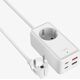 Ładowarka Fixed Listwa ładująca FIXED GaN III - 2xUSB-C/2xUSB, 1,5m, PD 65W, biała - Gwarancja bezpieczeństwa. Proste raty. Bezpłatna wysyłka od 170 zł. 13302844 8591680157372