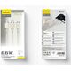 Dudao Kabel 3w1 Dudao L7SE USB-C / USB-C, Lightning, microUSB 66W 1.2m beżowy 13305231 6976625331055