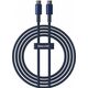 Kabel USB Baseus USB-C - USB-C 2 m Niebieski (P10319800321-04) 13307585 6932172655532