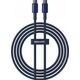 Kabel USB Baseus USB-C - USB-C 2 m Niebieski (P10319800321-04) 13307585 6932172655532