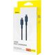 Kabel USB Baseus USB-C - USB-C 1 m Niebieski (BSU4879) 13307866 6932172655594