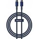 Kabel USB Baseus USB-C - USB-C 1 m Niebieski (BSU4879) 13307866 6932172655594