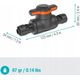 Gardena Gardena MDS Regulier-/Absperrventil 13 mm (1/2") 13315317 4078500058711