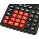 Kalkulator Eleven ELEVEN kalkulator biurowy czarny z czerwoną klawiaturą numeryczną CDB1201BK-RD 13315764 5904966863424
