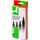 Q-Connect Marker do flipchartów Q-CONNECT, okrągły, 4 szt., mix kolorów 13318362 5706002015510
