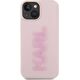 Karl Lagerfeld Oryginalne Etui KARL LAGERFELD Hardcase KLHCP15S3DMBKCP do iPhone 15 (3D Logo Glitter / różowy) 13318923 3666339166472