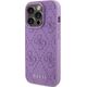 Guess Guess Leather 4G Stamped - Etui iPhone 15 Pro Max (fioletowy) 13319984 3666339150471