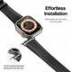 Dux Ducis DUX DUCIS pasek YS skórzany do Apple Watch 38 / 40 / 41 mm czarny 13320883 6934913023037