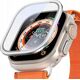 Dux Ducis DUX DUCIS szkło FLAS hartowane z ramką do Apple Watch Ultra / Ultra 2 49 mm srebrne 13320893 6934913025635