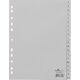 Durable DURABLE A-Z Register A4 20tlg. aus PP volldeck. grau 13332703 4005546665566