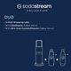 Saturator Sodastream SodaStream Duo Titan without CO2 Cylinder 13332780 7290113765726