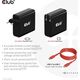 Zasilacz do laptopa Club 3D Club3D Ladegerät   1xUSB Typ C               PD 140W, GaN retail 13334950 8719214472689