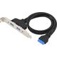 HUB USB Conceptronic CONCEPTRONIC Slotblech 19 Pin Dual 2x USB-A 3.0 Ports     sw 13336620 4015867234365