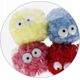 Craft with Fun OZDOBA DEK POMPON Z OCZAMI 4SZT 5CM MIX 12/144 13336635 5904335885798