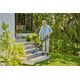 Gardena GARDENA cordless multi-cleaner AquaBrush Compact 18V P4A solo, hard floor cleaner (grey/turquoise, without battery and charger, POWER FOR ALL ALLIANCE) 13339681 4066407502727