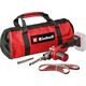 Szlifierka Einhell Einhell cordless band file TE-BF 18 Li-solo, 18Volt, electric file (red/black, without battery and charger, in tool bag) 13341797 4006825670974