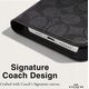 Coach Coach Folio Signature C Case - Etui 2w1 z klapką iPhone 15 Pro (Charcoal) 13341945 840171734041