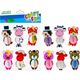 Craft with Fun OZDOBA DEK NAKLEJKI ZWIERZAT HARM 6SZT CF 12/144 13401792 5908275175766