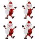 Craft with Fun OZDOBA BN NAKLEJKI MIKOLAJEK HARM 4SZT CF 12/144 13401796 5908275175681