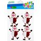 Craft with Fun OZDOBA BN NAKLEJKI MIKOLAJEK HARM 4SZT CF 12/144 13401796 5908275175681