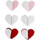 Craft with Fun OZDOBA DEK NAKLEJKI SERCA HARM 6SZT CF 12/144 13410710 5908275175797