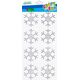 Craft with Fun OZDOBA BN KRYSZTALKI SNIEZKI 8SZT CF SREB 12/336 13410760 5908275177258