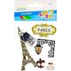 Craft with Fun OZDOBA DEK NAKLEJKI PARYZ 5SZT CF PBH 12/144 13410805 5908275193111