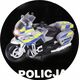 Mega Creative MOTOCYKL POLICJA B/O 21X15X11 MOJE M PLPL MC 48 13435319 5904335881875
