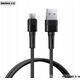 Kabel USB Remax KABEL REMAX LEYA SERIES RC-C093 2.4A USB/MICRO USB 1M BLACK 13435511 6954851210757