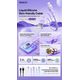 Kabel USB Remax KABEL REMAX LEYA SERIES RC-C093 2.4A USB/MICRO USB 1M BLACK 13435511 6954851210757