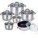 KingHoff GARNKI STALOWE 12 EL. KINGHOFF ROSEGOLD KH-1765 13439793 5908287217652