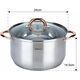 KingHoff GARNKI STALOWE 12 EL. KINGHOFF ROSEGOLD KH-1765 13439793 5908287217652