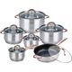 KingHoff GARNKI STALOWE 12 EL. KINGHOFF ROSEGOLD KH-1766 13439799 5908287217669