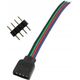 Prescot Prescot wtyk rgb 4pin do sterownika czarny wtyk-rgb-4pin-cz 13476011 5901885264752