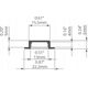 Taśma LED Prescot Prescot profil LED MICRO-K-ALU-MLC-2M 2m mleczny podtynkowy anodowany COM 13476533 5903684851119
