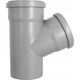 AQUER Trójnik Aquer T110/67 SZ PP 110/110/67 AQ szary 13496728 5902560901719