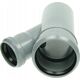AQUER Trójnik kanalizacyjny PP 110/50mm 90° Aquer T110/50/45 SZ szary 13496736 5908241620658