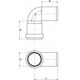 AQUER Kolano Aquer K50/45 SZ PP 50/45 AQ szare 13496745 5908241624748