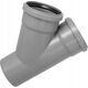 AQUER Trójnik kanalizacyjny PP 110/110mm 45° Aquer T110/45 SZ szary 13496748 5908241620726