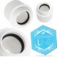 AQUER Zwężka kanalizacyjna PP 50/32mm krótka Aquer RPPN50/32 BI biała 13497089 5908241625103