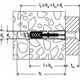 Fischer FISCHER ZESTAW KOŁKÓW PROFIBOX DUOPOWER + HAKI 13514095 4048962314076