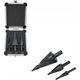 Wiertło AWTools AW WIERTŁO STOPNIOWE SPIRALNE KPL. 3szt./ 4-12 4-20 4-39mm/ AICrN/ CZARNE/ ETUI PLASTIK. 13520296 5903678616229