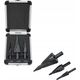 Wiertło AWTools AW WIERTŁO STOPNIOWE SPIRALNE KPL. 3szt./ 4-12 4-20 4-32mm/ AICrN/ CZARNE/ ETUI PLASTIK. 13520490 5903678616212